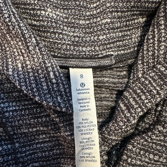 Lululemon 🍋Textured Half Zip Shirt Size 8 (stretch) - Picture 4 of 6